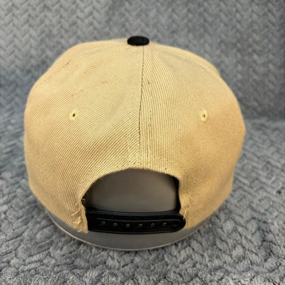 Los Angeles Airsport 1988 Snapback Hat Tan Black Embroidered A Logo Cap